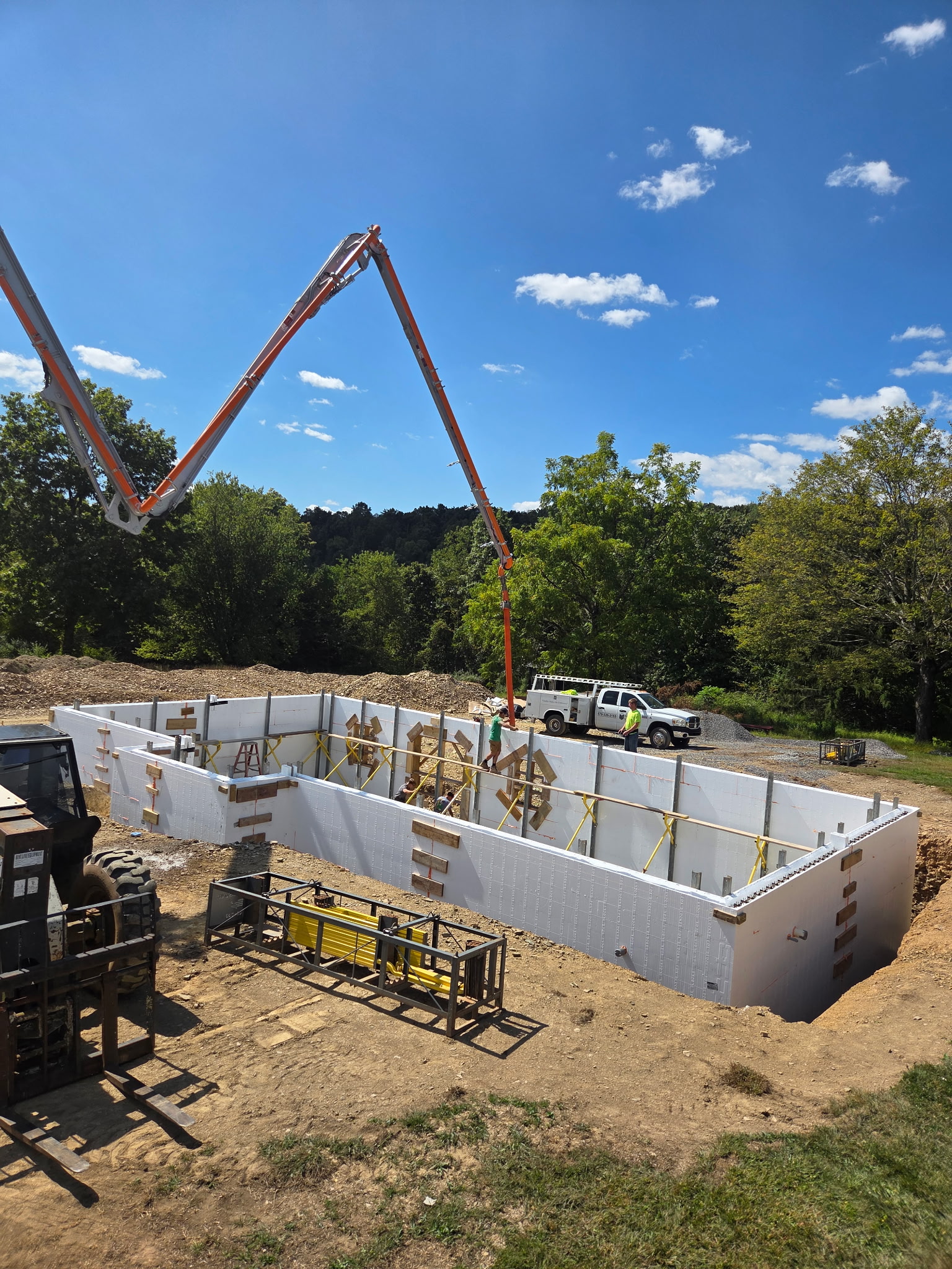 Efficient ICF foundation pour
